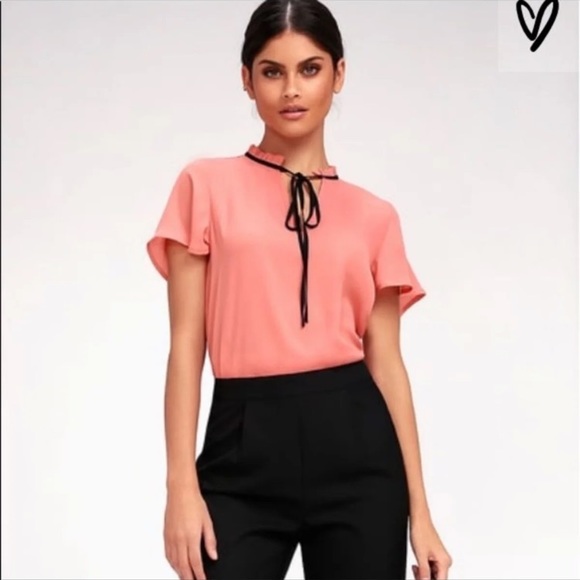 Lulus Pink Blouse - Picture 2 of 5